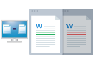 DiffNow- compare two word documents online