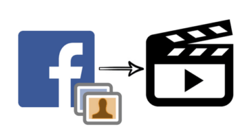 create videos from Facebook photos