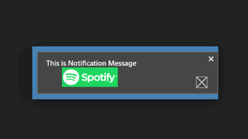 show toast notification on song change on spotify desktop client