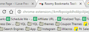 Chrome Multiple Bookmarks Bar