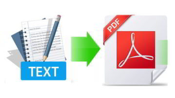 free bulk text to pdf converter software