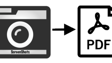 Screenshots to pdf