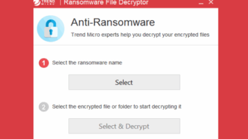 Trend Micro Ransomware File Decryptor