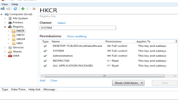 free software to manage permissions windows registry-files-printers-services-setacl studio