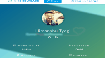 gitshowcase- create github portfolio