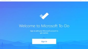 Microsoft To-Do app