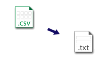 free csv to txt converter software