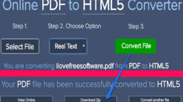 IDR online pdf to html5