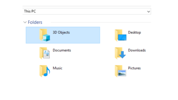 change location of 3D Objects folder in windows 10