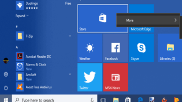 disable resizing and unpinning tiles in windows 10 start menu