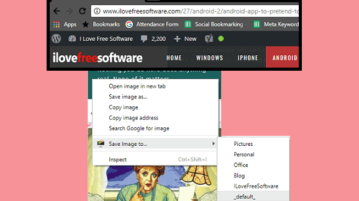 Save Images to Custom Locations from the Right Click Menu in Google Chrome