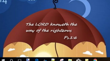 Show Random Bible Verse of the Day on Desktop