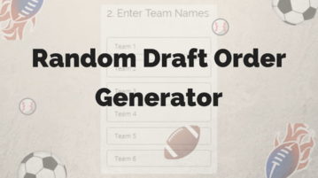 5 Online Random Draft Order Generator Websites Free