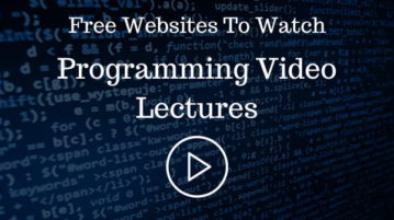 5 Free Websites To Watch Programming Video Lectures