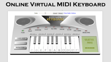 5 Online Virtual MIDI Keyboard Websites Free