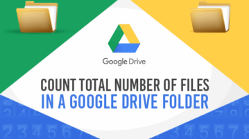 count total number of files in google drive folder