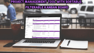 Free Project Management Tool with Sortable, Filterable Kanban Board