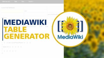 mediawiki table generator websites