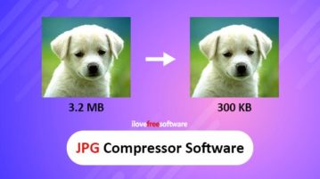 JPG Image compressor software