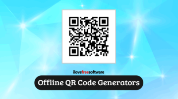 Offline QR Code Generator