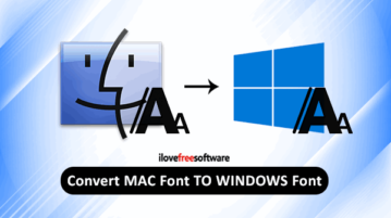 convert mac font to windows font