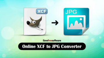 Online XCF to JPG converter