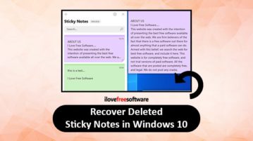 recover deleted sticky notes windows 10