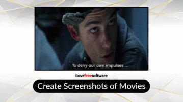 Create screenshots of movies