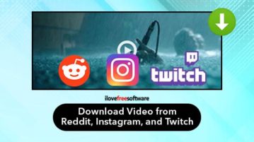 download video fom reddit, twitch, instagram