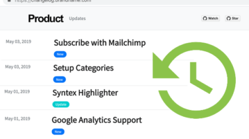 Host Product Changelog Page for Free