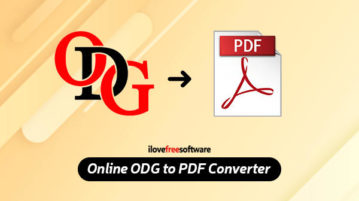 Online ODG to PDF converter