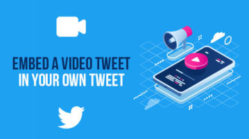 embed a video tweet in your own tweet