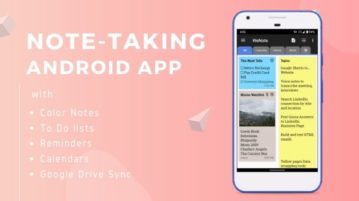 Free Note Taking Android App with Reminders, Calendar, Google Drive Sync