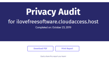 Free Privacy Auditor to Create Https, Cookies, SRI Report for any Website