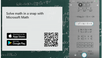 Solve Math Equations by Taking Pictures with Microsoft Math