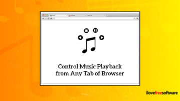 Control Music Playback from Any Tab of Browser