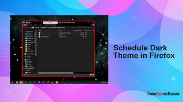 How to Schedule Dark Theme in Firefox