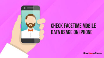 Check FaceTime Mobile Data Usage on iPhone