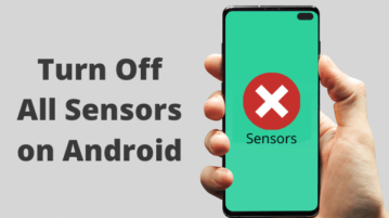 How to Turn Off All Sensors on Android Device?