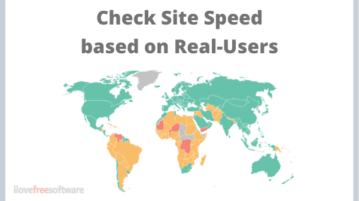 Check Website Speed based on Real-Users Data Free