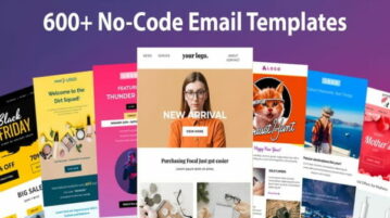 Get Customizable No-code Responsive Email Templates for Free