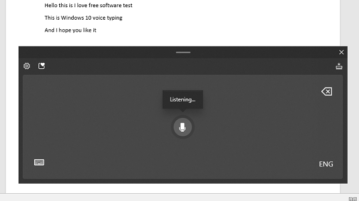 How to use Voice Typing in Windows 10