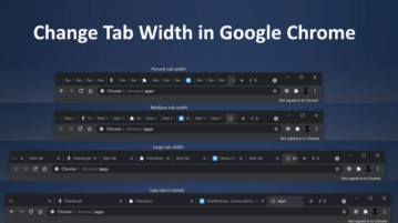 How to Change Tab Width in Google Chrome?