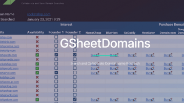 Bulk Check Domain Availability in Google Sheets