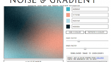 Online Gradient Generator with Noise Effect