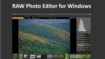 Free RAW Photo Editor with Film Development Technique