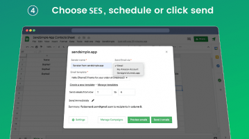 Send Bulk Emails using Google Sheets through Amazon SES, SendGrid SendSimple