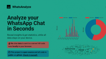 Free WhatsApp Chat Analyzer to see message frequency, most active sender