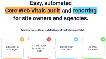 Core Web Vitals Auditor Software by Link Assistant