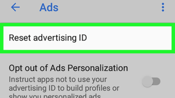 Reset Advertising Id on Android and iOS